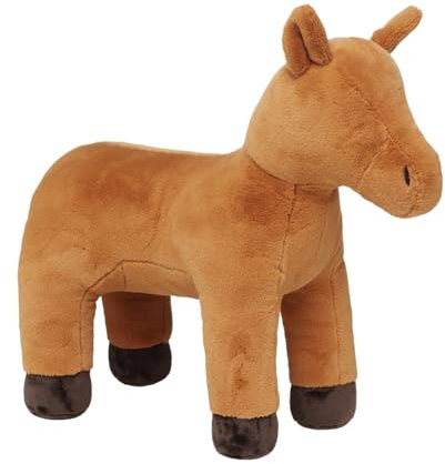 Panduro My Hobby Pony – Undekoriertes, weiches und kuscheliges Stoffpony für kreative Köpfe, gestalten Sie Ihr eigenes Pony, DIY-Bastelspaß, 37 x 15 x 36 cm (Braun)