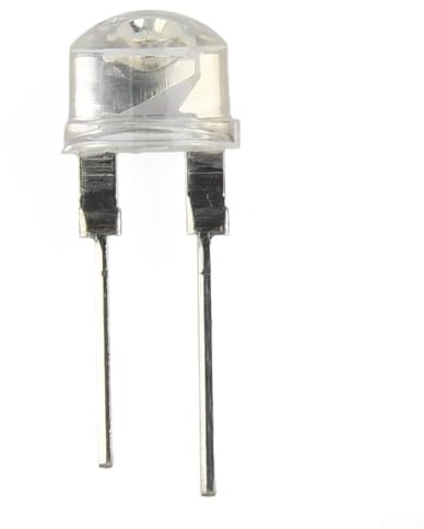 10PCS Inline LED Lamp Light Emitting Diode, 8MM, Straw Hat, White Red Blue (blue)