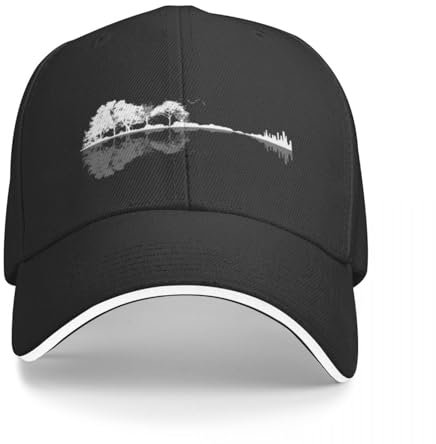 ROBEIUO Baseballmütze Basecap Natur Gitarre eine Baseball Cap Hut