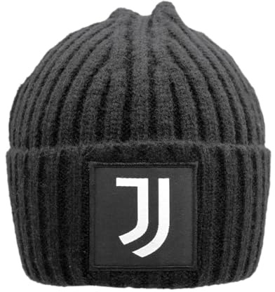 JUVENTUS Unisex 133524 Juve Beanie-Mütze, Schwarz, One Size