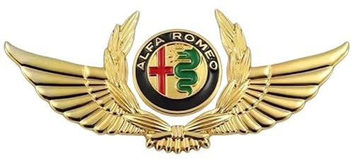 YdSoo Auto Emblem für Alfa Romeo Giulietta, Autoaufkleber Aufkleber 3D Metall Emblem Auto Aufkleber Auto Badge Logo Stickers Emblem Dekorative Tuning Aufkleber Auto Zubehör