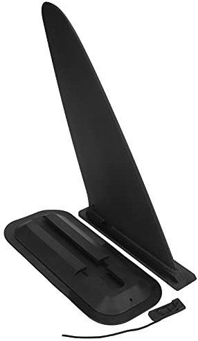 DMLENGOIN Kunststoff Schwarz Surfboard Flossen stabile Flosse Flexible Unterstützung Verschiedene Surfumgebungen Paddelscheibe Schwanzflossen Ersatz Surfzubehör