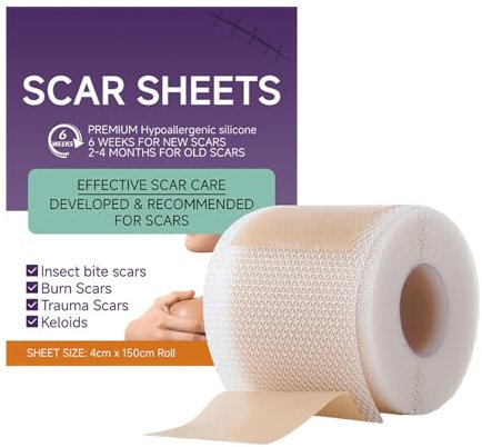 Feuilles En Silicone Pour Cicatrices | Pansements Cicatriciels Chirurgicaux, Patchs Réutilisables Pour Marques Cutanées, Rouleau De Ruban Adhésif En Silicone Souple, Pour Brûlures Et Incisions