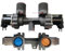 Lavadora automática de tambor LG, 5221EN2001F, válvula de entrada de agua, solenoide y control de agua fría y caliente.