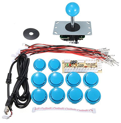 C-FUNN Cero Retardo Arcade Game Controller Kit De Joystick USB para Mame