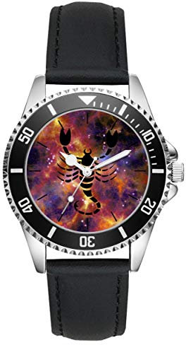 KIESENBERG Geschenk für Skorpion Horoskop Sternzeichen Uhr L-6176