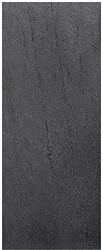 Wallario Memoboard aus Glas mit Motiv, Magnet-Tafel in 50 x 125 cm in Premium Qualität Schwarze Schiefertafel Optik - Steintafel