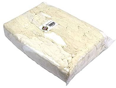 CH3 Trapo Limpieza Punto Algodon Blanco/Crudo