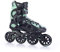 TEMPISH Fitness Inline Skate Ezza 90 Lady | für Damen | optimale Passform | Training Skating | ABEC 9 | 6 Größen | Schwarz-Türkis, 41, Tempish Fitness Inline Skates Ezza 90 Lady