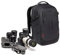 Manfrotto PRO Light Backloader M, Professioneller Kamerarucksack für Kameras, Zugriff von Oben und Hinten, Doppelte Stativbefestigung, Gepolsterter Rucksack mit Austauschbaren Trennwänden, Schwarz