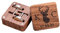 Personalisierbare, runde Holz-Manschettenknöpfe mit luxuriöser Holzbox, Set für Männer, Hochzeit, Bräutigam, Trauzeug-Manschettenknöpfe, Holz-Manschettenknöpfe, graviert Ihren individuellen Text, 20 x