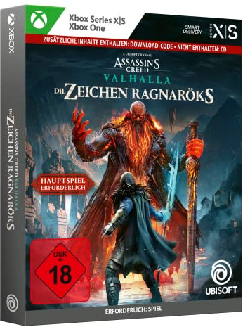 Assassin's Creed Valhalla: Die Zeichen Ragnaröks – Erweiterung [Code in a box, Hauptspiel wird benötigt] - [Xbox One, Xbox Series X]