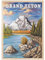 MyPuzzle Grand Teton National Park - Grizzly Bear Hug, Vintage Travel Poster - Premium 1000 Teile Puzzle - MyPuzzle Sonderkollektion von Havana Puzzle Company