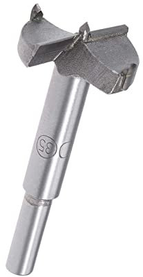 TA-VIGOR Forstner Drill Bit 35mm, Tungsten Carbide Wood Hole Saw Auger Opener for Woodworking Hinge Hole Drilling Boring Bit Cutter Gray