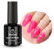 beetles Gel Polish 15mL Neon Pink Reflective Glitter Pink Bright Pink Gel Nail Polish Manicure Diy Nail Art Gel Soak Off UV LED Nail Lamp Nail Art Manicure Salon 1 Pcs