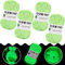 Maxee 4 Stück 200G Leuchtendes Handstrickgarn, Glow-in-the-dark Braided yarn, Strickgarn Im Dunkeln Leuchtende, DIY Stoff Polyester Handstricken Leuchtendes Garn, Häkelgarn Zum Häkeln Kunsthand 2mm
