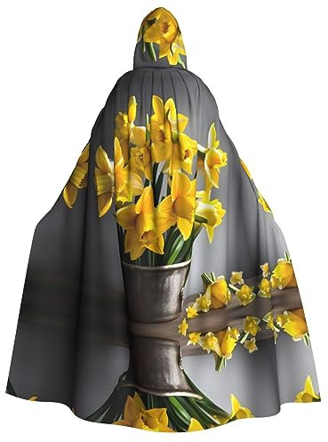 Bouquet of Narzissen Ultimativer Vampirumhang für Halloween, eine wesentliche Ergänzung für das Verkleiden und die Rolle jeder Dame, Blumenstrauß von Narzissen, Einheitsgröße, Blumenstrauß Narzissen,