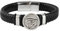 Eigso Punk Leder Trend Manschettenarmband für Männer Frauen Horus Eye Vintage Stylish Armband für Mann Frau