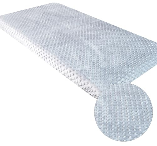 BABYLUX Spannbettlaken für Babybett Kinderbett Minky 60x120 70x140 90x200 80x160 120x200 (Grau, 60x120cm)