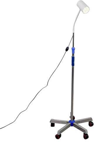 CMYAOYC Mobile Chirurgische Medizinische Untersuchungslampe, Abnehmbar, Flexible Schwanenhals-Untersuchungslampe, HNO-Chirurgie, Gynäkologie-Untersuchungsleuchte(Size:7 lamp Beads)
