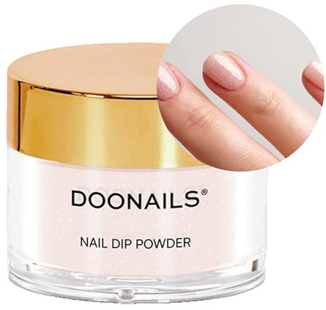 Doonails – Dipping Powder Farbe Marshmallow – Langanhaltendes Dip Pulver für professionelle Maniküre zu Hause – Tierversuchsfrei & allergikerfreundlich – 3+ Wochen halt – Bis zu 30 Anwendungen