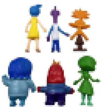 Atsmoce®6 Packed Cartoon Alles Steht Kopf 2 Toys Sammlung, Charakterpuppenset Alles Steht Kopf 2, Alles Steht Kopf 2 Figures Toys, Kuchendekoration, Gastgeschenke, Geschenke für Kids und Fans