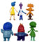 Atsmoce®6 Pzs Action Figure di Inside Out 2, Giocattoli di Figura Inside Out 2, decorazioni per torte, bomboniere, regali per fan