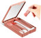 FRCOLOR Make-up-pinsel-set in Reisegröße 5-teiliges Set Pinsel Für Grundierung Lippen Lidschatten Rouge Concealer Tragbares Spiegeletui Weiche Nylonborsten Für Unterwegs