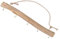 VOSAREA Cintre En Bois Bracelet Présentoir Boucle D'Oreille Cintre Porte-Clés Présentoir Bijoux De Stockage Cintre Support Mural Porte-Clés Boucle D'Oreille Titulaire Placard Crochets