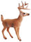 ROMISBABA 1 STK Kuchen dekorieren Hirsch kreatives Kuchenzubehör Elch-Ornamente Hirschfiguren Cute Decor weihnachtsbaumdeko künstliche Elchverzierung entzückende Verzierung PVC Brown
