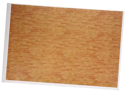 ibasenice Mini House Bodenaufkleber Für Puppenhaus Miniatur Fußboden Papier Mit Kirschholz Für Kreative Dekoration Von Miniaturwelten Und Puppenhäusern