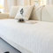 Yahbrra Sofabezug Weiche Chenille Sofa Überzug: für 1 2 3 4 Sitzer L Form Sofaüberwurf Ecksofa Couch Überzug Neue Universelle Anti Rutsch Hund Katze Sofa Cover (Weiß, 70 * 180cm)