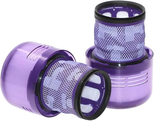 2 Pack V11 And V15 HEPA Filter Compatible for select V11 (SV14, SV15, SV17, SV28) and V15 (SV22, SV47) cordless vacuum cleaners. Replacement part for part number: 970013-02.