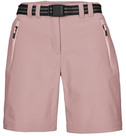 Killtec Damen Funktionsbermudas/Shorts mit Gürtel KOS 19 WMN BRMDS, Malve Rose, 42, 42807-000
