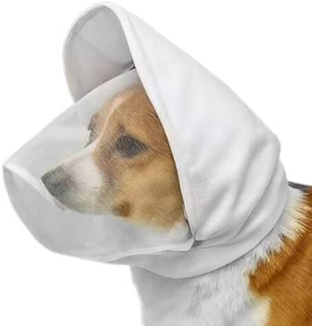 Gesichtsmaske Für Hunde - Leicht Und Verstellbar Mit Schutz,Schutzhaube Für Den Hundekopf - Für Große Rassen Und Welpen, Klettern, Camping, Wandern, Training, Outdoor
