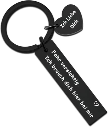 RISFIHEI Valentinstag-Geschenk für Ihn Auto Schlüsselanhänger Geschenke für Männer Freund Ehemann Jahrestag Geschenk Weihnachtsgeschenke für Männer Adventskalender Füllung