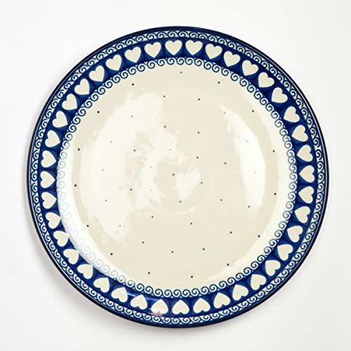Polish Pottery 25cm Plate - Light Hearted