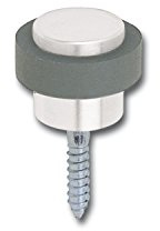 SOLIDO Boden-Türpuffer ø 48 mm | Türstopper | Aluminium silber | 1 Stück
