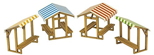 Metcalfe PN830 Market Stalls (4) Card Kit