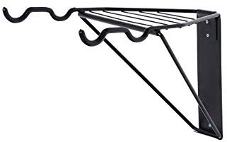 Lemodo Wandhalter für 2 Fahrräder, Fahrradhalterung klappbar mit Ablage, stabile Metall-Wandbefestigung für bis zu 45 kg, Fahrradträger ideal für Garage oder Zuhause