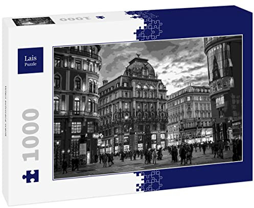 Lais Puzzle Wien schwarz weiß 1000 Teile