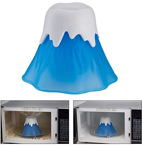 Limpiador de microondas, Limpiador de horno de microondas Volcano Erupt Steam Clean Herramienta de limpieza de gadgets de cocina, limpiador de microondas de limpieza de agua para erupción de cocina