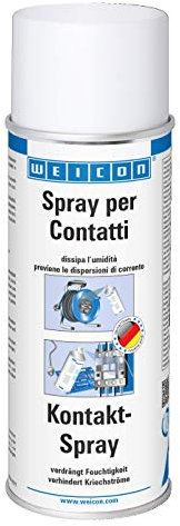 WEICON Spray Contact | 400 ml | Repelle l'umidità ed evita la dispersione di corrente