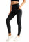 QUEENIEKE Sporthose Damen mit Taschen Hohem Bund Atmungsaktive Sportleggings für Laufen, Training Yogahose - 66 cm (Schwarz, 34-36)