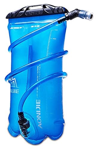 SANIQUEEN.G 1L/1.5L/2LWasserblase BPA Frei Trinkblase Wasserreservoir Wasserbehälter Hydration Bladder Wasserblase Trinkbeutel Wassertank mit Schlauch (1.5l / 50oz - TPU)