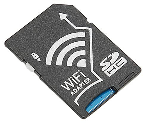 VBESTLIFE Adaptateur WiFi TF vers Carte SD, Adaptateur WiFi SD pour Appareil Photo, Téléphone, Tablette, Prise en D'Android, pour iOS