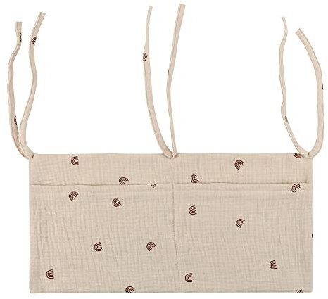 BakerMiche Babybett-Organizer, leicht zu tragender Krippen-Organizer am Bett hängende Spielzeug-Aufbewahrungstasche Baby-Hängekrippen-Organizer