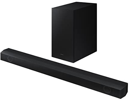 Samsung B530 Soundbar Speaker (2022) - 2.1ch Surround Sound Audio With 5 Speakers Virtual DTS:X, Wireless Subwoofer And Adaptive Sound Lite (Renewed)