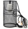 Reptile Anti-Scald Lampshade, Reptile Pet Heat Lamp Lampshade Holder, Ceramic Heating Bulb Guard with Switch & Anti-hot Bracket for Lizard Turtle Snake Birds Chick E27 300W(UK Plug)