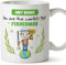 MUGFFINS Personalised Mug for Fisherman Man - in English - You are World's Best - Funny Custom Gift for Colleagues - Ceramic 11oz Mug
